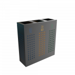 ALBRIS PC - powder coated metal recycle bin