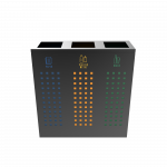 ALBRIS PC - powder coated metal recycle bin
