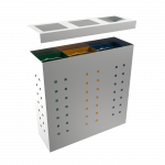 ALBRIS SST - modern design stainless steel recycle bin