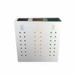 ALBRIS SST - modern design stainless steel recycle bin