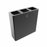 BERNINA PC - powder coated modern recycle bin station_3