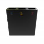 BERNINA PC - powder coated modern recycle bin station_4