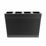 BERNINA PC - powder coated modern recycle bin station