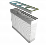 BERNINA SST- modern design recycle bin station