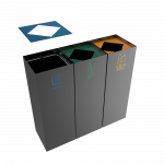 CIMON PC - urban design modern recycling bin station