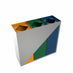 CIMON PC - urban design modern recycling bin station