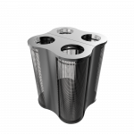 POLARIS PCM - modern concept powder coated mesh recycle bin