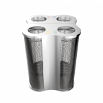 POLARIS SSTM - modern concept stainless steel mesh recycle bin