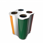 POLARIS SST - modern concept recycle bin station