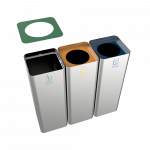 SALLIERE SST - stainless steel modern design recycle bins