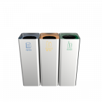 SALLIERE SST - stainless steel modern design recycle bins