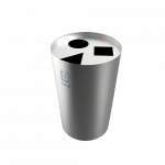 SINGLA SST - stainless steel urban recycle bin station