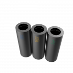 STELLA PC - powder coated metal recycle bins