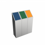 TODI SST - stainless steel waste bins