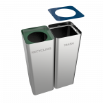 SALLIERE SST - stainless steel modern design recycle bins