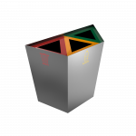 AMPATO PC - powder coated metal recycling bins_2