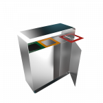 ARIZARO SST - attractive design waste bins in stainless steel_5