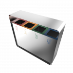 ARIZARO SST - attractive design waste bins in stainless steel_7