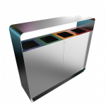 ARIZARO SST - attractive design waste bins in stainless steel_8