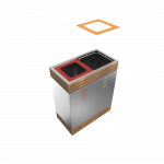 BREND SST - elegant stainless steel recycling bin_12