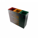 KANDEL PC - powder coated metal trash bins for selective waste collection_3