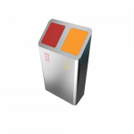 PISCO SST - modern design recycling bins in stainless steel_11