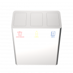PISCO SST - modern design recycling bins in stainless steel_27
