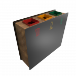 TOLIMA PC - fancy power coated metal recycling bins_2