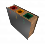 TOLIMA PC - fancy power coated metal recycling bins_3