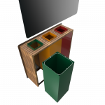 TOLIMA PC - fancy power coated metal recycling bins_5