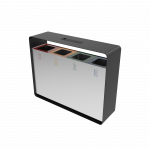 ARIZARO AT SST attractive design stainless steel waste bins with ashtray_17