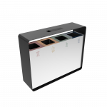 ARIZARO AT SST attractive design stainless steel waste bins with ashtray_18