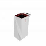 ERIDANI SST elegant outdoor stainless steel trash bin with ashtray_4