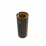 FINLAY PC single powder coated metal trash bin_2