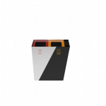 GEMINI SST compact outdoor stainless steel recycle bin with ashtray_5