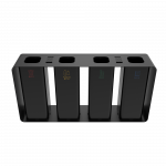 PARRAL PC elegant outdoor sheet metal recycling station with ashtray_13