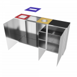 EIGER SST_food court stainless steel bin with trays space_binsignia.com_4