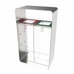 ARIZARO CRYSTAL SST_plexiglas and stainless steel recycle bin_binsignia.com_10