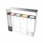 ARIZARO CRYSTAL SST_plexiglas and stainless steel recycle bin_binsignia.com_14