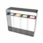 ARIZARO CRYSTAL SST_plexiglas and stainless steel recycle bin_binsignia.com_15