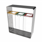 ARIZARO CRYSTAL SST_plexiglas and stainless steel recycle bin_binsignia.com_3