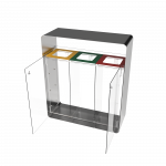 ARIZARO CRYSTAL SST_plexiglas and stainless steel recycle bin_binsignia.com_4